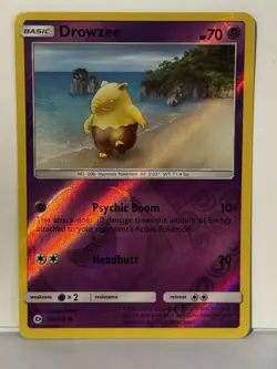 Drowzee Reverse Holo 59/149 SM Base Set NM Pokemon Fast Ship - Image 1