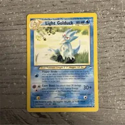 Pokemon Light Golduck 47/105 Neo Destiny 80 HP Stage 1 Uncommon English Regular - Image 1