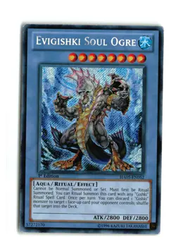 EVIGISHKI SOUL OGRE HA05-EN052 1st EDITION SECRET RARE YUGIOH TCG HP - Image 1