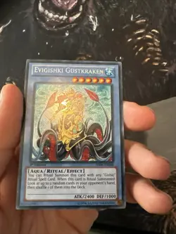 Yu-Gi-Oh! TCG Evigishki Gustkraken Hidden Arsenal 6: Omega Xyz HA06-EN046 1st... - Image 2