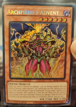2020 YuGiOh Archfiend's Advent Prismatic 1st Edition BLTR-EN046 - Image 1
