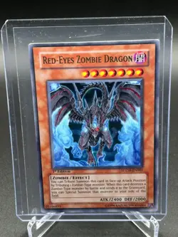 Yugioh TCG Red-Eyes Zombie Dragon SDZW-EN001 Ultra Rare 1st Edition LP - Image 1