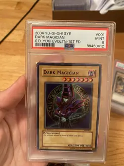 PSA 9 2004 Dark Magician SYE-001 Super Rare 1st Edition Yugioh! - Image 1