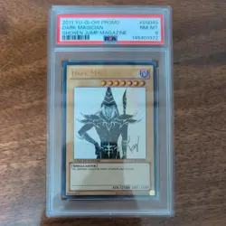2011 YU-GI-OH! PROMO SHONEN JUMP MAGAZINE #EN049 DARK MAGICIAN PSA 8 - Image 1