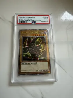 Dark Magician *PSA MINT 9* RA04-EN106 *Quarter Century Secret Rare* Arkana Art - Image 2