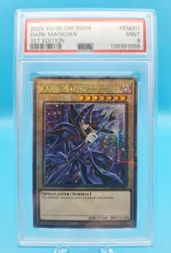 2025 YuGiOh QCR Dark Magician 1st Edition RA04-EN001 - Image 1