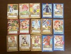 ONE PIECE Carddass Hyper Battle Nami Lot 15 Cards Vintage Japanese Set Rare JP - Image 1