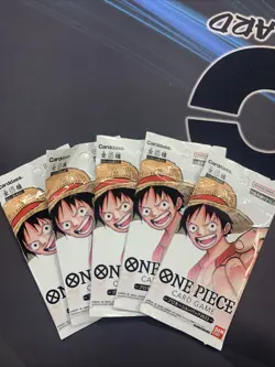 One Piece TCG Promotion Pack 2022 New Sealed Lot Of 5 - Image 1