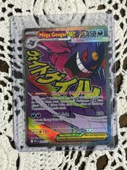 Pokemon TCG Mega Gengar Ex 269/217 Ascended Heroes Mega Attack Rare NM Card (B) - Image 1
