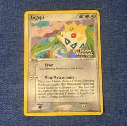 Pokemon Togepi Stamped EX Team Rocket Returns Card 50/109 English - Image 1