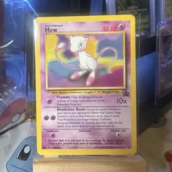 Pokemon Mew Wotc Promo Regular Promo 08/53 Basic 50 HP Card 2000 - Image 1