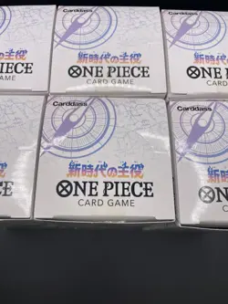 6BOX Tape Cut Bandai OP-05 One Piece Card Game The Leader Of The New Era, Box - Image 5