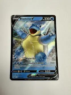 Blastoise V SWSH101 Pokemon TCG Card Sword & Shield Black Star Promo - Image 1