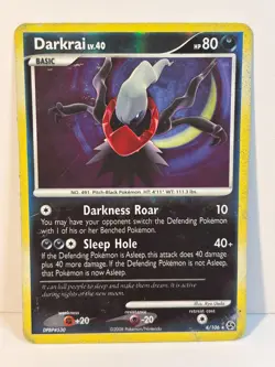 Darkrai 4/106 Great Encounters Reverse Holo Pokemon Card - Image 1