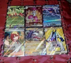 Pokemon TCG Mixed Full Art & Ex 6 Card Lot - Image 1