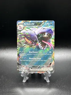 Arbok EX 024/165 - Double Rare - Scarlet and Violet NM Pokemon 151 Card - Image 1