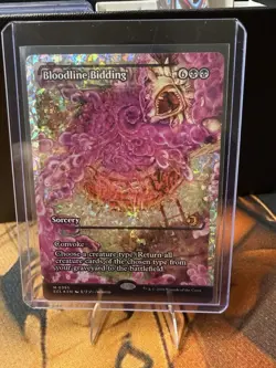 Bloodline Bidding (Showcase) (Fracture Foil) Lorwyn Eclipsed Foil - Image 1
