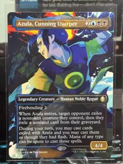 Azula, Cunning Usurper Borderless MTG TLA R0303 Nonholo NM - Image 1