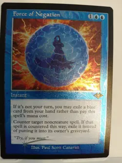 Force of Negation (Foil Etched) Double Masters 2022 Foil - Image 1