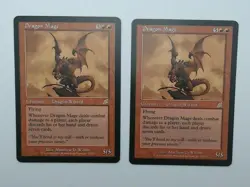 Magic the Gathering - 2x Dragon Mage - Scourge - Commander, Cube -B53 - Image 1
