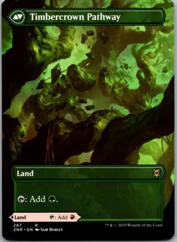 Cragcrown Pathway (Borderless) R Zendikar Rising 287 NM - Image 1