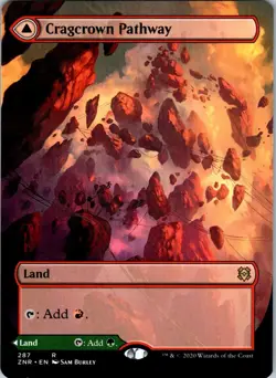 Cragcrown Pathway (Borderless) R Zendikar Rising 287 NM - Image 2