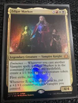 MTG Edgar Markov Judge Promos Foil Near Mint Condition - Image 1