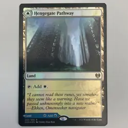 MTG Magic the Gathering Hengegate Pathway Kaldheim Foil Excellent - Image 1