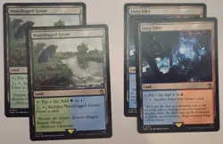 WHO x MTG Fiery Islet or Waterlogged Grove Rare Horizon Land EDH NM Doctor Who - Image 1