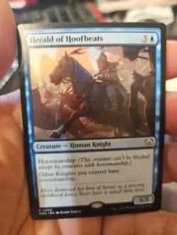 MTG - March of the Machine - Herald of Hoofbeats - NM - NF - Image 1