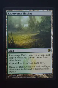 Magic The Gathering MTG RAZORVERGE THICKET Scars of Mirrodin LP Lightly Played - Image 1