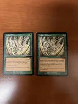 2x MTG Hidden Gibbons, Damaged, English Urza's Legacy - Image 1