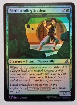 MTG - Earthbending Student - Avatar: The Last Airbender: Eternal-Legal 0249 Foil - Image 1