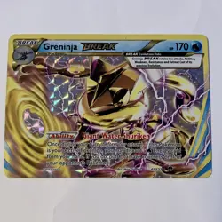 Pokemon Greninja BREAK Breakpoint Holo Rare HP 170 2016 Giant Water Shuriken 41… - Image 1