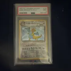 The Pokemon Company Dark Dragonite Rocket Gang Holo PSA 9 Japanese #149 1997 - Image 1
