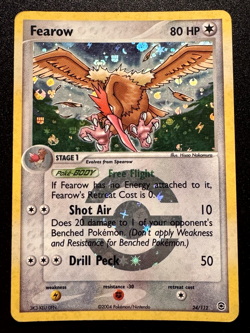 Fearow 24/112 EX FireRed & LeafGreen Pokemon Card Reverse Holo Foil Rare HP - Image 1