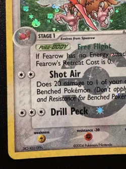 Fearow 24/112 EX FireRed & LeafGreen Pokemon Card Reverse Holo Foil Rare HP - Image 5