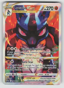 Lucario VSTAR SWSH291 Promo SWSH Black Star Pokemon NM - Image 1