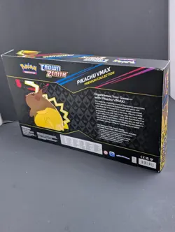 Pokemon TCG Sword & Shield Crown Zenith Pikachu VMAX Premium Collection - Sealed - Image 3