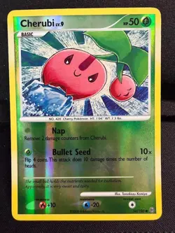 Pokemon Stormfront Cherubi Reverse Holo (56/100) MP - Image 1