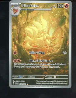 2023 Pokemon OBF EN Illustration Rare #199 Ninetales - Image 1
