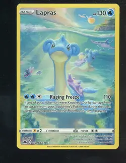2023 Pokemon SWSH Crown Zenith Galarian Gallery #GG05 Lapras - Image 1