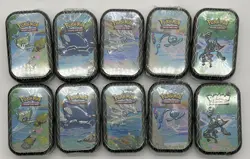 Pokemon TCG Shining Fates Mini Tin Display 10 Mini Tins Sealed - Image 2