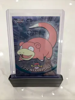 2000 Topps Chrome Pokemon Slowpoke #79 Series 2 - Image 1