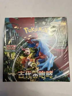 Japanese Pokemon Booster Box Scarlet & Violet Ancient Roar Sv4k Sealed #4 - Image 1