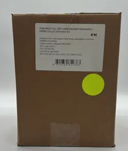 Pokemon TCG Celebrations Collection Dragapult Prime SEALED CASE of 6 Boxes - Image 1