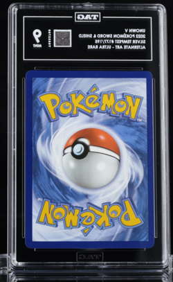 POKEMON UNOWN V 2022 SWORD & SHIELD SILVER TEMPEST #177/195 FA UR TAG 9 - Image 2