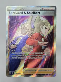 Pokemon TCG Sordward & Shielbert Silver Tempest TG28/TG30 Holo Trainer Gallery - Image 2