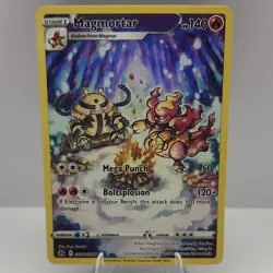 Pokemon Magmortar GG03/GG70 Crown Zenith Galarian Gallery Ultra Rare Holo 140 HP - Image 1