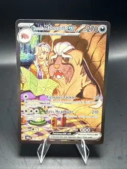Pokemon TCG Arven's Mabosstiff EX 235/182 Sv10: Destined Rivals SAR - Image 2